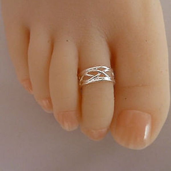 3 Finger Silver Toe Rings at Best Price in Rajkot | Dashrath Silver Art  Pvt. Ltd.